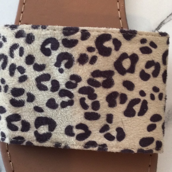 Loft outlet leopard animal print mules, 7 - Picture 3 of 4